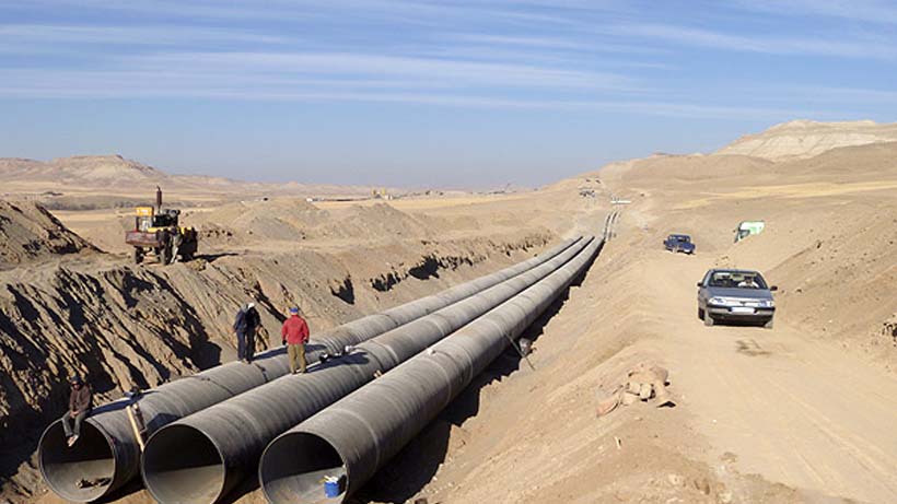 بازدید مدیران ارشد استان های کرمان و هرمزگان از پروژه خط انتقال آب خلیج فارس به صنایع جنوب کشور