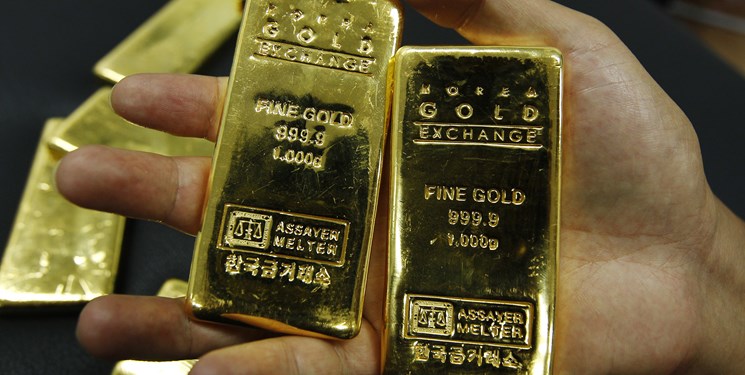 کاهش ۴.۳ دلاری قیمت طلا در بازار جهانی/هر اونس ۱۲۲۲.۵ دلار