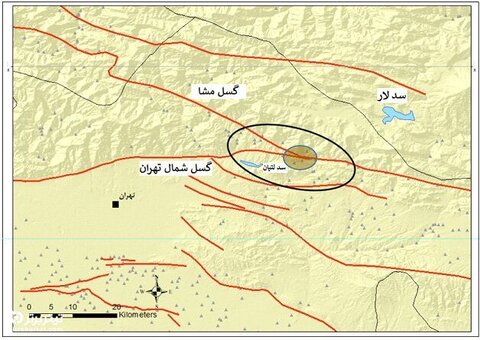 گسل مشاء پتانسیل ایجاد زمین لرزه‌های بزرگ را دارد