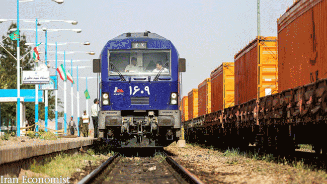 ثبت رکورد جدید تن کیلومتر بار مرزی در راه آهن فارس