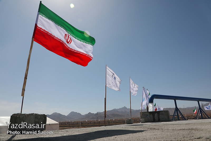 آیین افتتاح پروژه انتقال آب خلیج فارس به استان یزد
