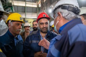 بهره برداری از پروژه رمق گیر واحد خردایش شرکت سنگ آهن مرکزی ایران_ بافق