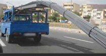 خودرو‌های حامل بار ناایمن در شهر همدان اعمال قانون می‌شوند