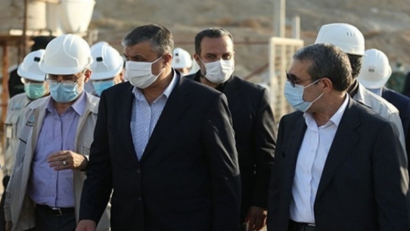 بازدید رئیس سازمان انرژی اتمی از نیروگاه اتمی بوشهر