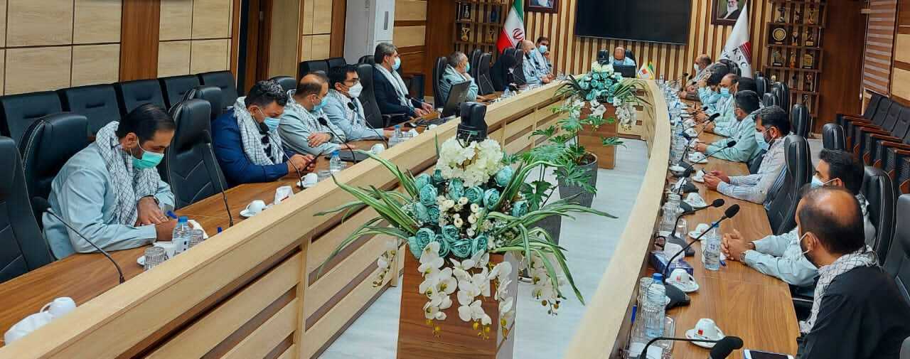 اعضای شورای حوزه شهید بقایی با مدیرعامل فولاد خوزستان دیدار کردند