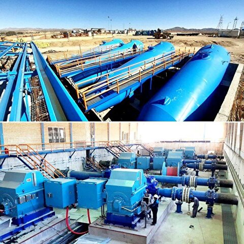 ۹ عملیات اجرایی پروژه انتقال آب دریای عمان به استان شرقی