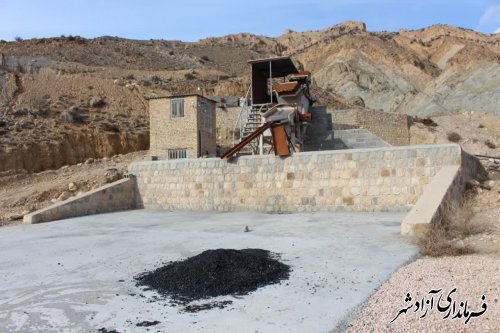 بازدید فرماندار شهرستان آزادشهر از معدن شرکت گمانه چشمه ساران