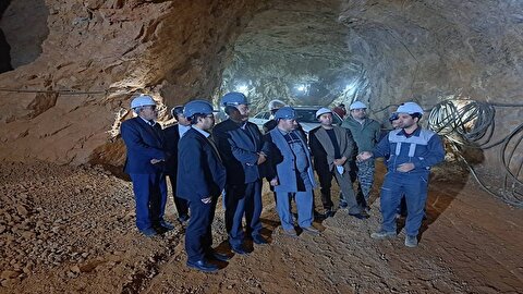 حضور مدیران زیست محیطی در اعماق معادن کوهبنان