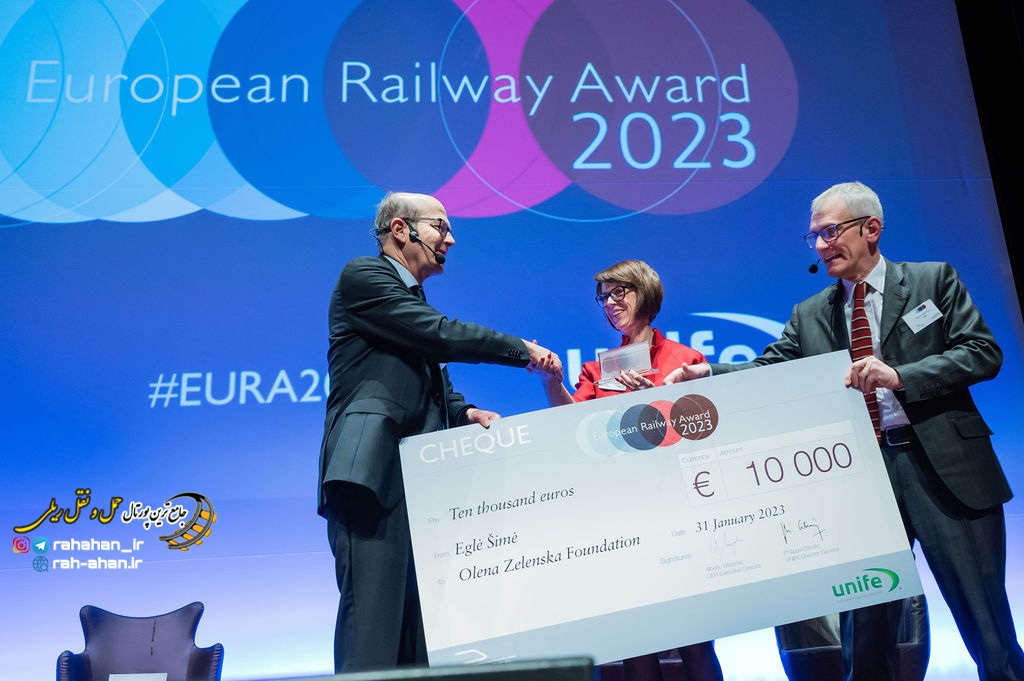 راه آهن اوکراین جایزه راه آهن اروپا را دریافت کرد
