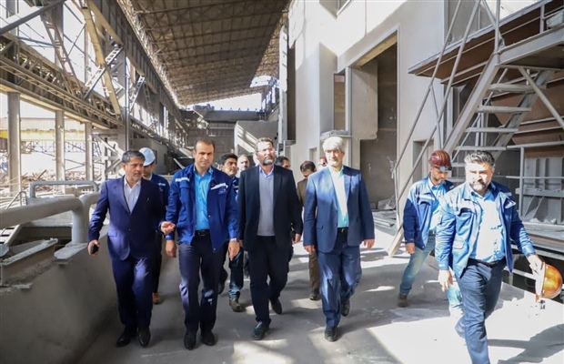 بازدید معاون وزیر صمت از گروه ملی صنعتی فولاد ایران