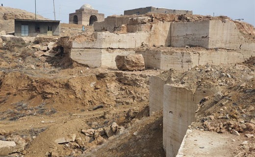 سالم‌ترین آتشکده ایران، در محاصره معادن سنگ