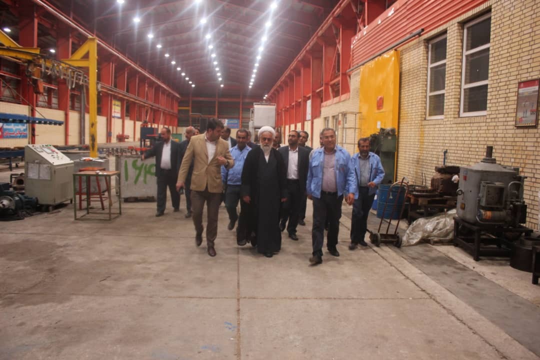 بازدید سرپرست فرماندار شهرستان مسجدسلیمان از کارخانه آلومینیوم کاوه خوزستان
