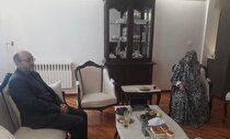 دیدار مشاور وزیر صمت در امور ایثارگران با خانواده معظم شهید محمد رواقی