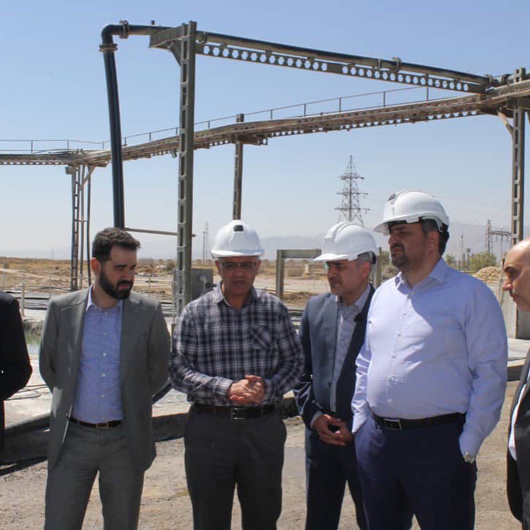 بازدید مدیرعامل شرکت سرمایه گذاری صدر تامین از شرکت معدنی املاح ایران