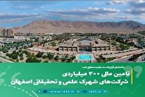 تامین مالی ۲۰۰ میلیاردی شرکت‌های شهرک علمی و تحقیقاتی اصفهان
