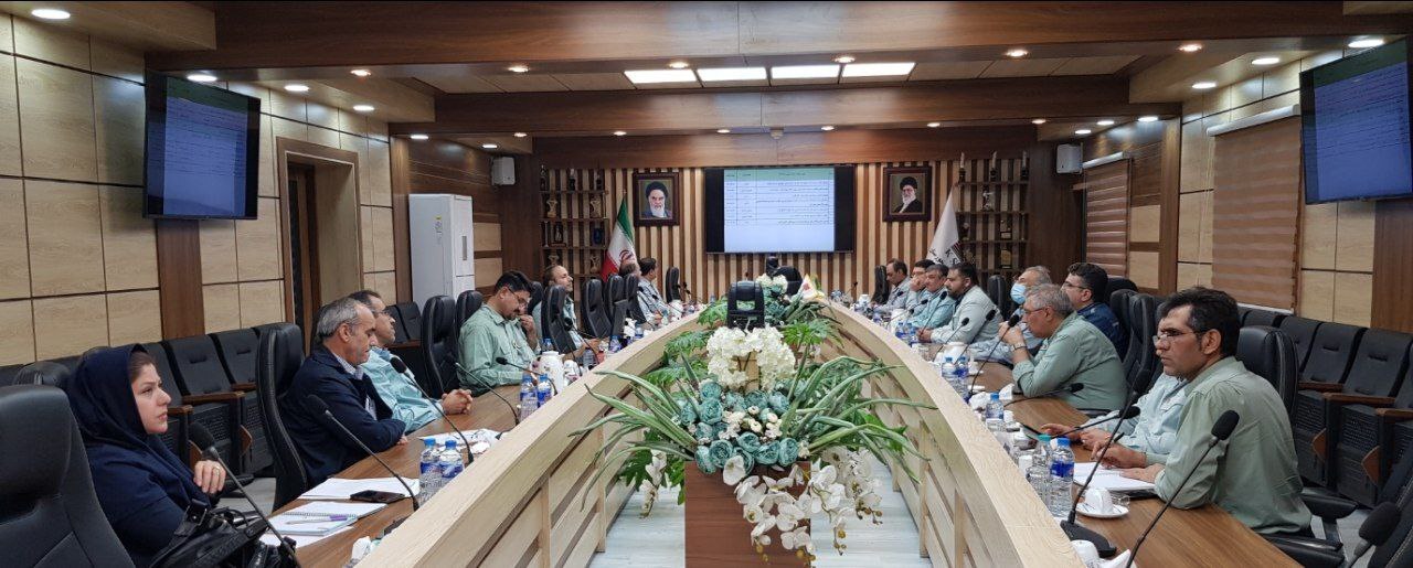برگزاری جلسه پیگیری پروژه‌های زیست محیطی در شرکت فولاد خوزستان
