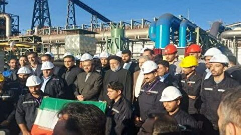 افتتاح کارخانه احیای مستقیم فولاد قائنات