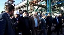 با حضور رئیس جمهور واحد تولید آهن اسفنجی فولاد قاینات افتتاح و به بهره برداری رسید
