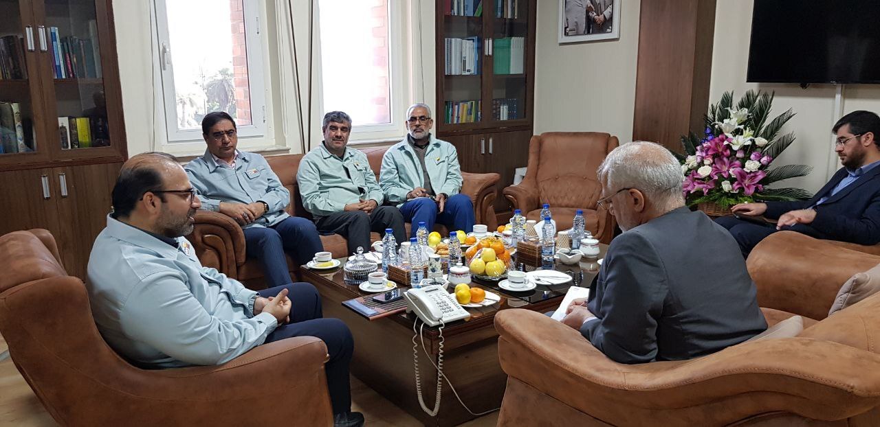 مدیرعامل شرکت فولاد خوزستان با استاندار خوزستان دیدار کرد