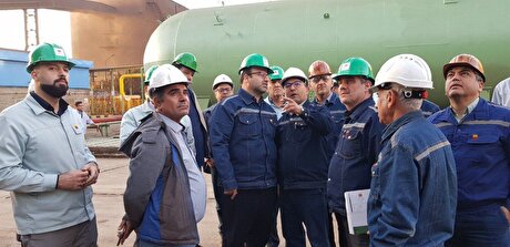 مدیرعامل و اعضای هیات مدیره فولاد خوزستان از روند تکمیل پروژه زمزم ۳ بازدید کردند