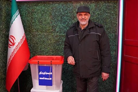 رأی نمادین مدیرعامل شرکت ملی صنایع مس ایران در نمایشگاه «برای ایران»