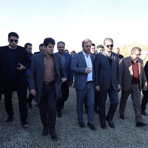 بازدید استاندار کردستان از روند احداث کارخانه استحصال طلای سقز