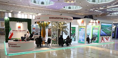 حضور فولاد خوزستان، بزرگ‌ترین عرضه‌کننده شمش فولادی کشور در نمایشگاه محیط زیست
