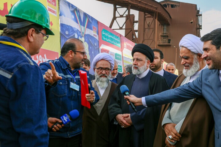 افتتاح بزرگ‌ترین کارخانه آهن اسفنجی خاورمیانه در شرکت فولاد خوزستان