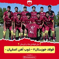 جام قهرمانی در دستان نوجوانان قدرتمند فولاد بالا رفت