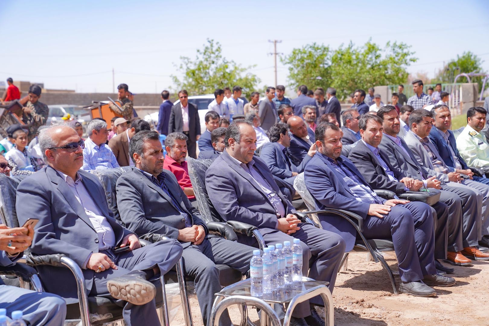 آئین کلنگ زنی مدرسه شش کلاسه سیمیدکو در روستای ابراهیمی خواف برگزار شد