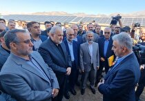 وزیر صمت و سرپرست هیات عامل ایمیدرو از نیروگاه تولید برق خورشیدی سمنان دیدن کردند