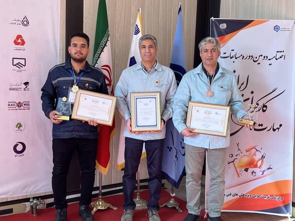 کسب مقام اول و سوم مسابقات ملی مهارت توسط کارگران ماهر شرکت فولاد خوزستان