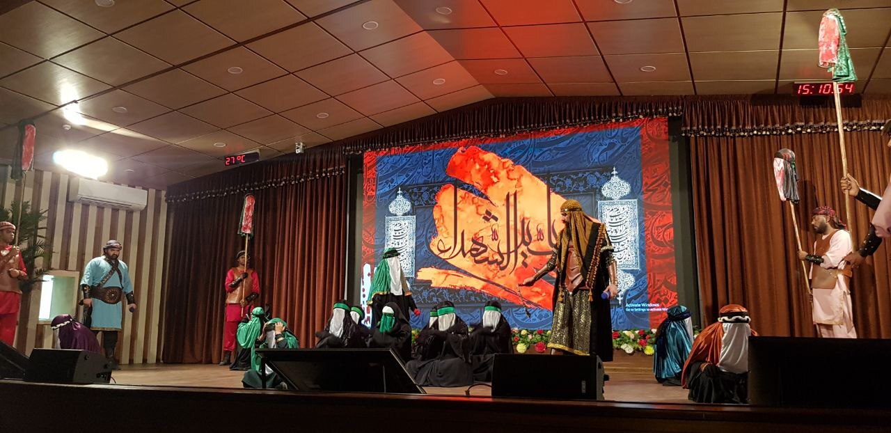 نمایش تعزیه خوانی علمدار کربلا در شرکت فولاد خوزستان برگزار شد