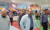 مدیرعامل از نمایشگاه نوشت افزار و لوازم ورزشی و بازی‌های فکری شرکت فولاد خوزستان بازدید نمود
