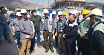 بازدید مدیرعامل ذوب آهن اصفهان از پروژه تصفیه خانه پساب