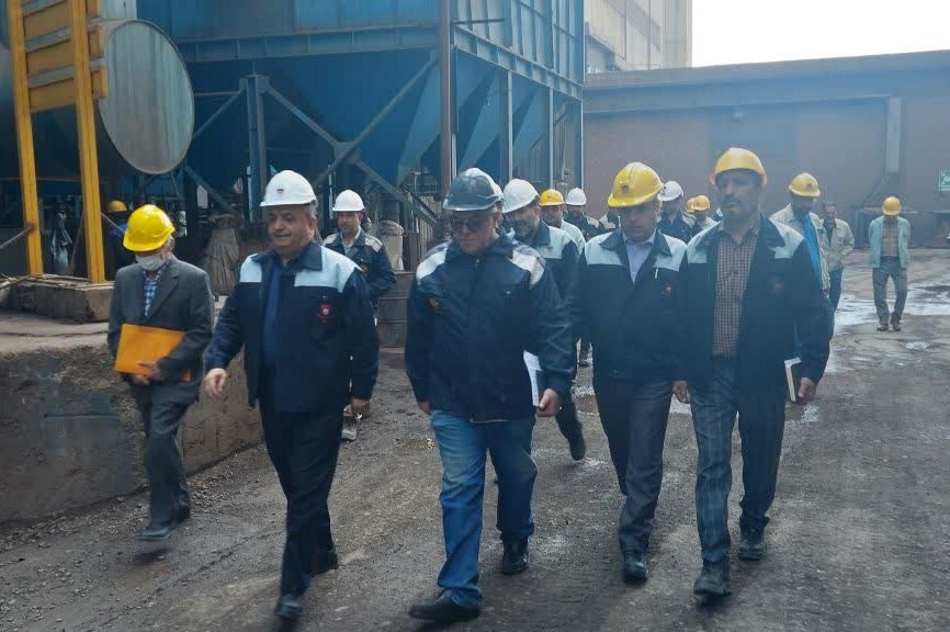 بازدید مدیرعامل شرکت ذوب آهن اصفهان از پروژه‌های در دست اجرا