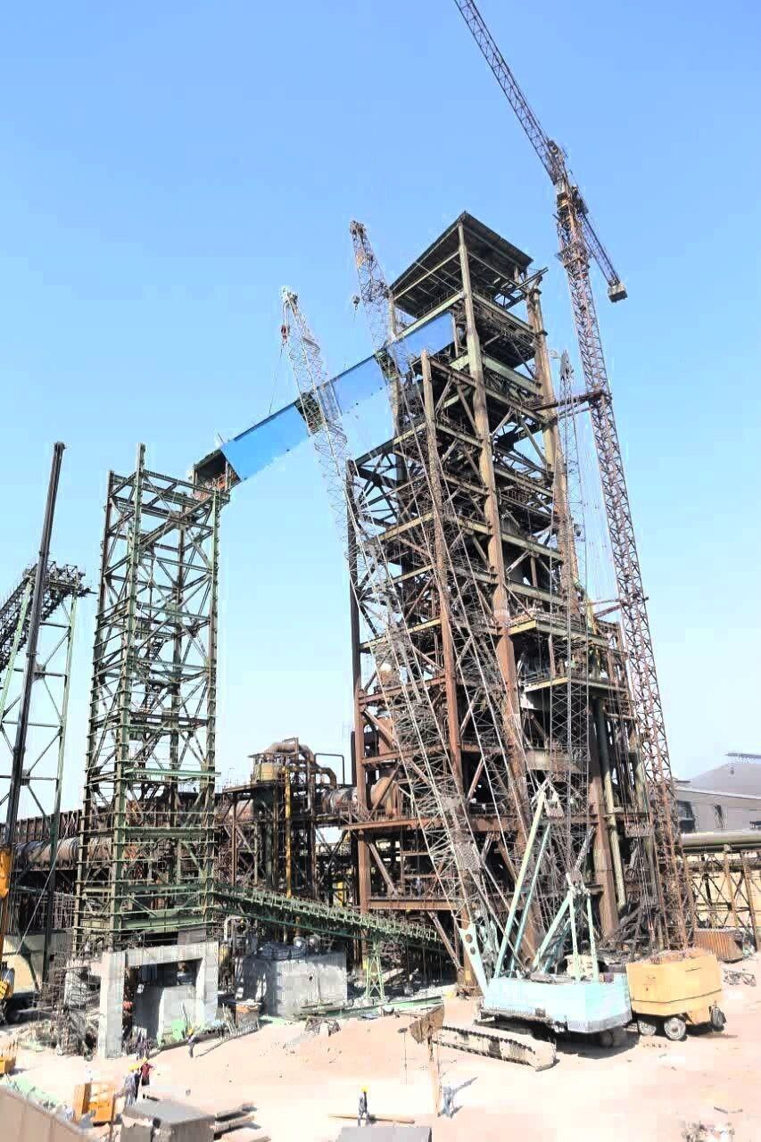 آخرین تجهیز از پازل مسیر انتقال گندله به کوره زمزم ۳ فولاد خوزستان تکمیل شد