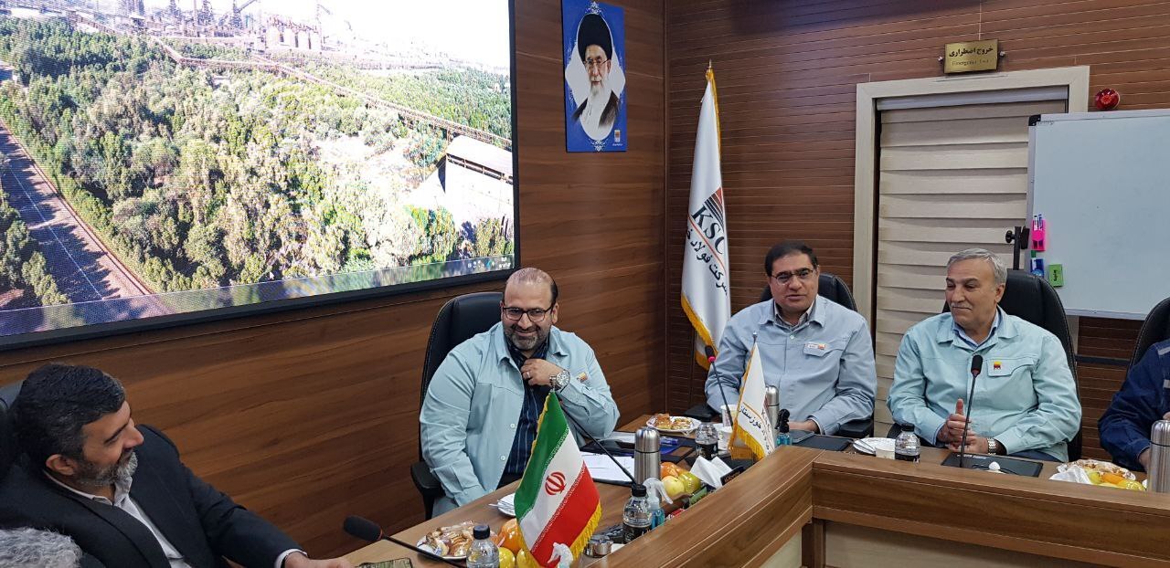 نشست مدیرعامل شرکت گاز استان با مدیرعامل فولاد خوزستان