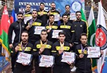 کسب عنوان قهرمانی تیم کاراته صنعت فولاد مبارکه در مسابقات کشوری کاراته سبک شوتوکان FSK