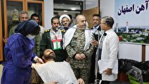 ارائه خدمات رایگان پزشکی بسیج ذوب آهن اصفهان به کارکنان