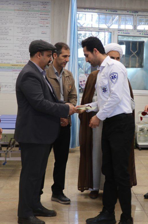 بازدید از واحد بهداشت شرکت آلومینای ایران