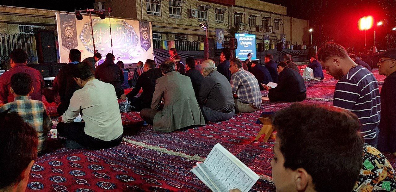 مراسم احیای شب نوزدهم ماه مبارک رمضان ویژه کارکنان و خانواده فولاد خوزستان برگزار شد
