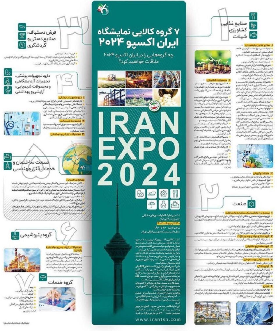 نمایشگاه ایران اکسپو ۸ تا ۱۲ اردیبهشت برگزار می‌شود