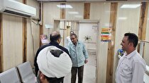 دیدار مدیرعامل فولاد خوزستان با مدیر HSE و کارکنان درمانگاه