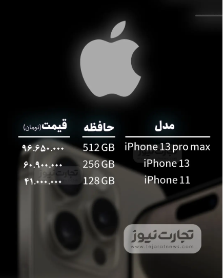 قیمت گوشی موبایل امروز چهارشنبه ۳۰ خرداد ۱۴۰۳