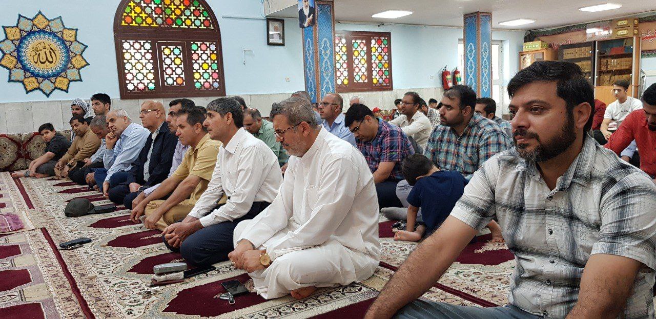 نماز عید قربان در شرکت فولاد خوزستان