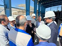 بازدید مدیران عامل شستا و تاصیکو از پروژه احداث کارخانه پشم شیشه در منطقه اقتصادی شیراز