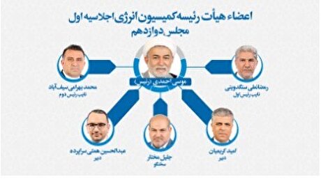 موسی احمدی رئیس کمیسیون انرژی مجلس دوازدهم شد/ ترکیب هیات رئیسه کمیسیون مشخص شد