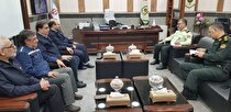 مدیرعامل شرکت فولاد خوزستان با فرماندهان انتظامی استان خوزستان و شهرستان اهواز دیدار کرد