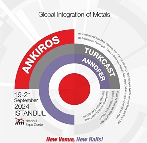 حضور ۳۱ شرکت ایرانی در بزرگ‌ترین نمایشگاه فلزات، متالورژی و ریخته‌گری آسیا، خاورمیانه و اروپا در استانبول ترکیه